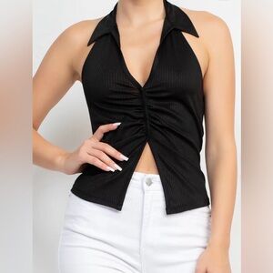 Rue21 Black Halter Tank Top